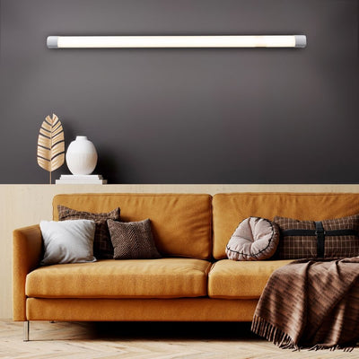 Plafoniera LED 5160 lumen - 40W - Bianco freddo 4000K - 150cm - IP40 - IK08 - Design sottile - 2 pezzi