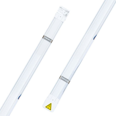 Proventa Doppel-LED-TL-Beleuchtung 60 cm – Inkl. 2 LED-TL-Röhren – IP65 wasserdicht – 2160 Lumen
