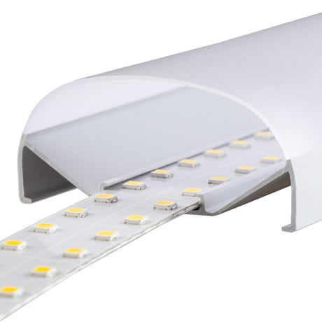 LED-Lichtleiste 2330 Lumen – 18 W – Kaltweiß – IP40 – 60 cm – Integrierte LED – 2er-Pack