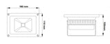 20-W-LED-Bauleuchte (entspricht 200-W-Arbeitsleuchte) | Kaltweiß (4500 K) | Wasserdicht (IP65) – Angebot