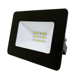 LED-Außenleuchte, tageslichtweiß (6400 K), 10 W, 900 Lumen, wasserdicht (IP65), schwarz
