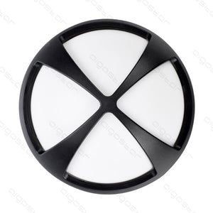 LED outdoor lamp cross shape | 4W=25W LED wall lamp | cool white 4000K | splash-proof IP54