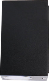 NØRD Up&Down - LED's Light LED Buitenlamp met sensor - IP44 waterdicht - GU10 fitting - Model Napoli - Zwart