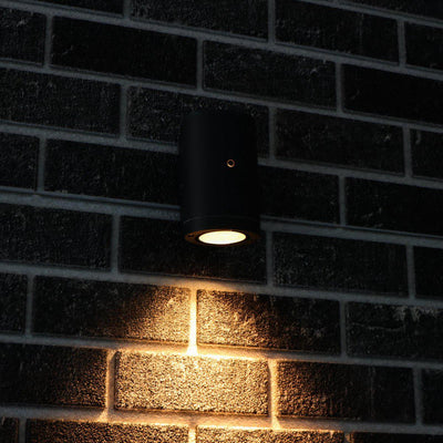 LED's Light LED Outdoor Lamp with Sensor - IP44 Waterproof - GU10 Fitting - Model Bari - Anthracite