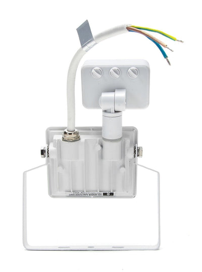 White outdoor LED light | 10W=100W LED floodlight | IR sensor | cool white 4000K | waterproof IP65 - LEDPLANET.NL