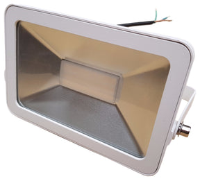 White outdoor LED light | 10W=100W LED floodlight | cool white 4000K | waterproof IP65 - LEDPLANET.NL