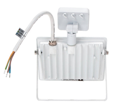 Buitenlamp met sensor, LED schijnwerper 30W vervangt 300W, koelwit 4000K