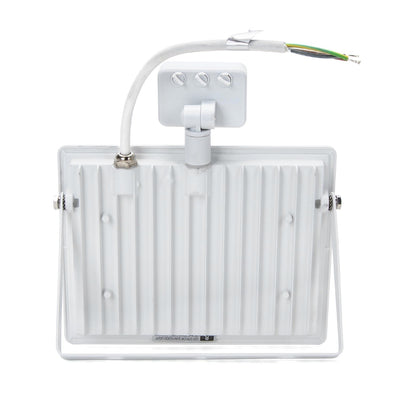 White outdoor LED light | 50W=450W LED floodlight | IR sensor | daylight white 6400K | waterproof IP65 - LEDPLANET.NL