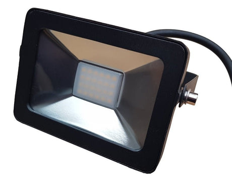 LED buitenlamp zwart | 10W=100W LED schijnwerper | daglichtwit 6000K | waterdicht IP65 - LEDPLANET.NL