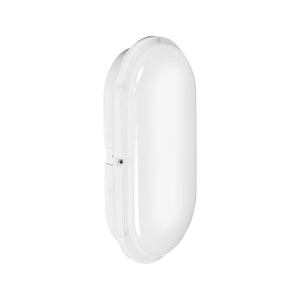 LED Bulkhead Buitenlamp Ovaal - Koelwit 4000K - 15W - 1650 Lumen - IP66 - 230V