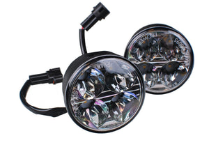 Daytime running light set 2 pieces - Ø 70 mm - LED fog lamps - E4 brand approved - 12V & 24V
