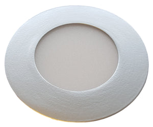 LED downlight rond | 120mm doorsnee | 6 Watt koelwit | 4000K | aluminiumlook | inbouw - SALE