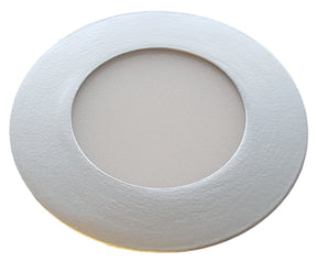 Rundes LED-Downlight | 90 mm Durchmesser | 3 Watt Kaltweiß | 4000 K | Aluminiumoptik | Einbau - LEDPLANET.NL