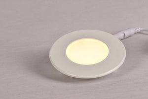 LED downlight round | 90mm diameter | 3 Watt cool white | 4000K | recessed 