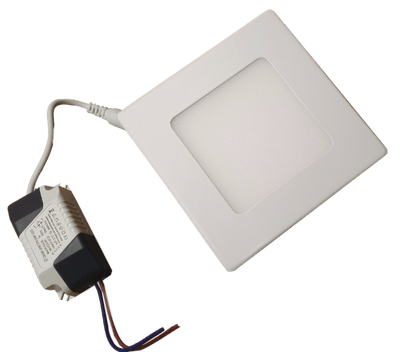 Quadratisches LED-Einbaustrahler | 120 x 120 mm | 6 Watt tageslichtweiß | 6500 K | Einbau – LEDPLANET.NL