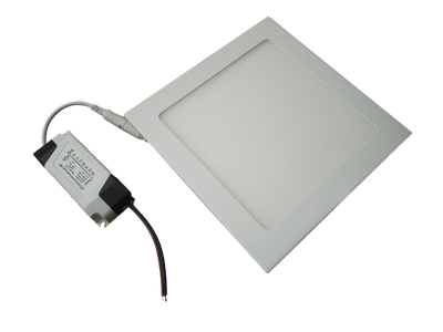 LED downlight vierkant, 225 x 225mm, 18 Watt warmwit, 3000K, inbouw