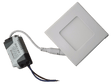 LED downlight vierkant | 85 x 85mm | 3 Watt warmwit | 3000K | inbouw - LEDPLANET.NL
