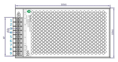 LED-Treiber 12 Volt Gleichstrom – 17 A | 200 Watt | IP20 – für den Innenbereich – LEDPLANET.NL