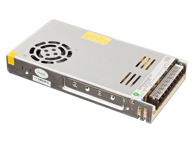 LED driver 12 Volt DC, 29A, 350 Watt + geforceerde koeling, IP20, binnenshuis