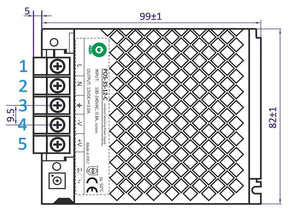 LED-Treiber 12 Volt DC - 3A | 36 Watt | IP20 – drinnen