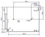 LED driver 12 Volt DC - 3A | 36 Watt | IP20 - binnenshuis - LEDPLANET.NL
