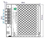 LED driver 12 Volt DC - 6A | 72 Watt | IP20 - binnenshuis - LEDPLANET.NL