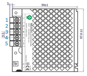LED-Treiber 12 Volt DC - 6A | 72 Watt | IP20 – drinnen