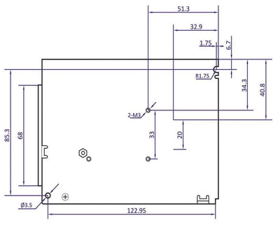 LED driver 12 Volt DC, 8.5A, 100 Watt