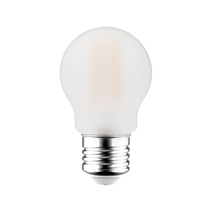 LED-Filamentlampe E27, 470 Lumen, 4,5 W, warmweiß (2700 K), G45-Kugel, Opalglas