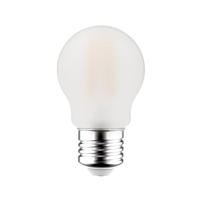 LED-Filamentlampe E27, 470 Lumen, 4,5 W, warmweiß (2700 K), G45-Kugel, Opalglas