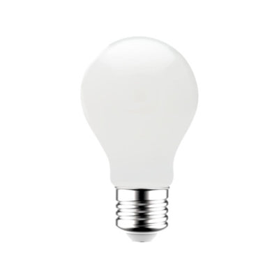 Lampadina LED a filamento E27, 806 lumen - 7 W - Bianco caldo 2700 K - A60 a forma di pera - Vetro opale