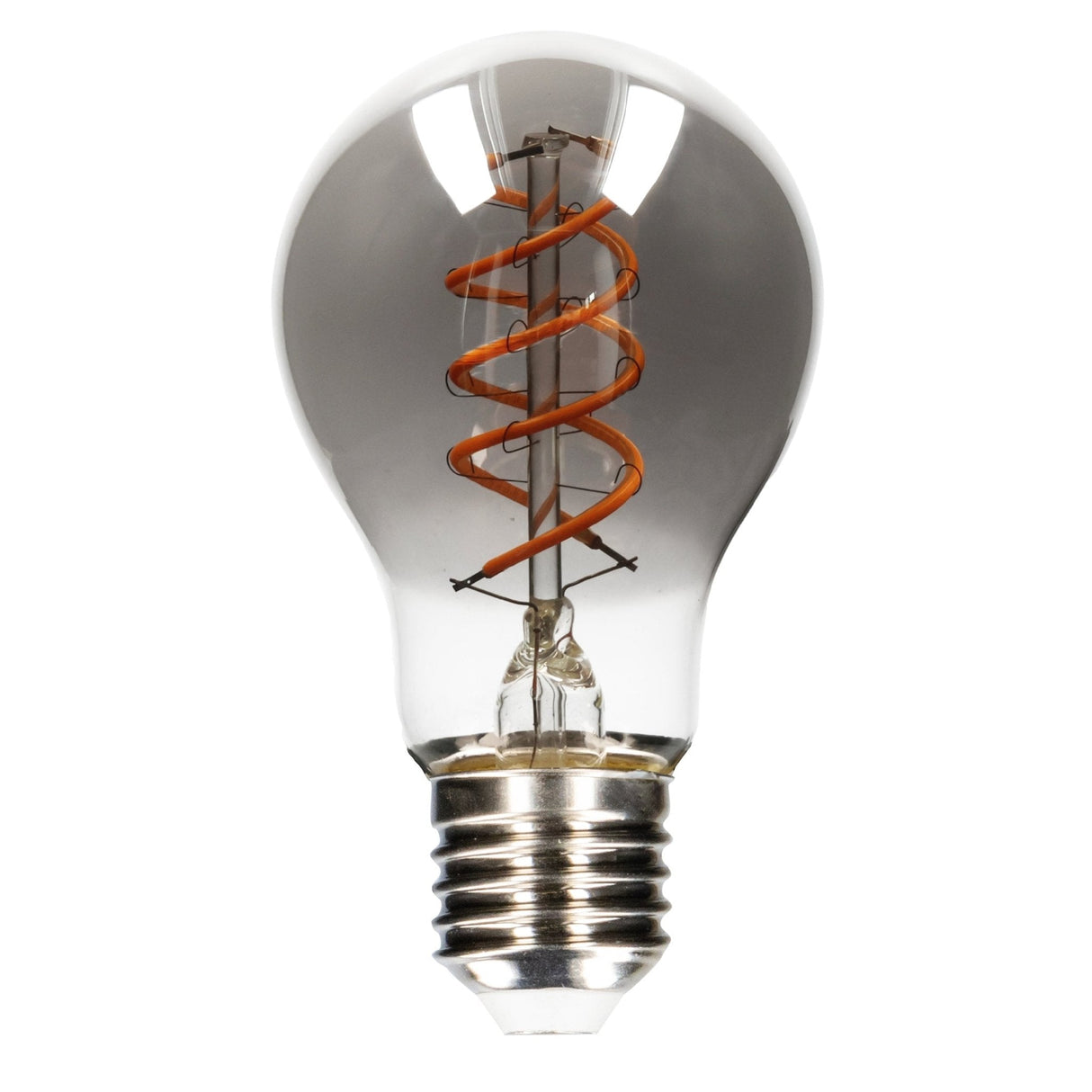 LED-Filamentlampe A60 mit Rauchglas – E27-Fassung – 4,5 W – 120 Lumen – Extra warmweiß (1800 K) – Dimmbar