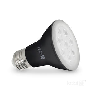 LED Grow Light E27 7W 150lm - Growth & Flowering - 38° Narrow Beam - Black - IP20 - 230V