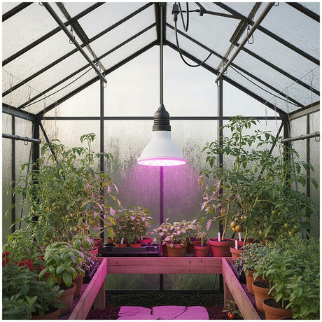 LED Kweeklamp E27 7W 185lm - Groei & Bloei - 38° Gericht - Wit - IP20 - 230V