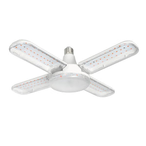 Lámpara LED de cultivo E27 40 W 1400 lm - Crecimiento y floración - 5 cabezales (4 ajustables) - 120° - IP20 - 230 V