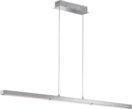 Lineare LED-Hängeleuchte mit Touch-Dimmer, 150 cm – 3-stufig dimmbar – Chrom