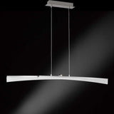 LED-Pendelleuchte X linear warmweiß, schwenkbar - verkürzbar - silber