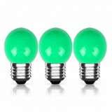 LED lamp bulb E27 groen 3-pack met energiezuinige verlichting voor sfeervolle ruimtes