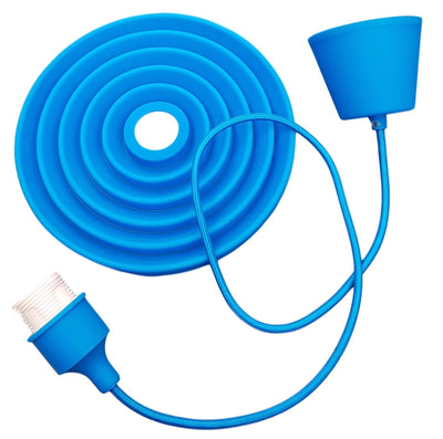 LED lamp DIY, vouwbare hanglamp, strijkijzer snoer