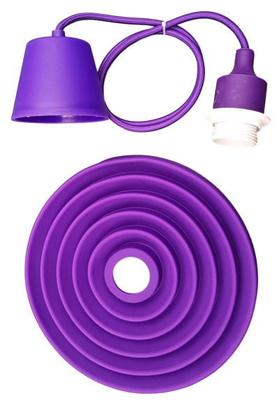 LED lamp DIY, vouwbare hanglamp, strijkijzer snoer