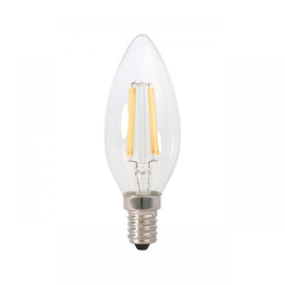 LED-Lampe E14 | Kerzenlampe C35 | 2 W = 20 W | tageslichtweißes Filament 6500 K | dimmbar - LEDPLANET.NL
