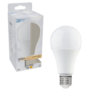 LED-Lampe, 1900 Lumen, 16 W, warmweiß (2700 K), E27, ersetzt 120-W-Glühbirne, A70