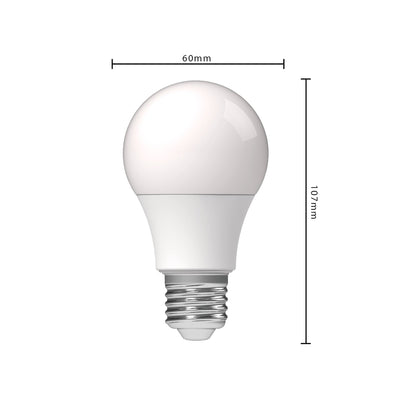 Lampada LED E27 bianco caldo 2700K - 2.5W 250 lumen - vetro opaco - sostituisce una lampada da 25W
