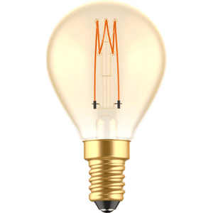 LED-Filamentlampe E14 – 136 Lumen – 2,5 W – Extra warmweiß (1800 K) – Dimmbar – G45-Kugel Gold