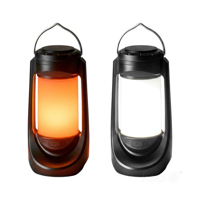 Accu lantaarn LED2B 500lm 3000K IP44 met lichtstanden, perfect voor kamperen