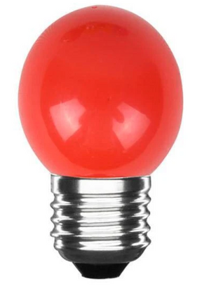 Prismica LED-Lichterkette rot E27 2 W 230 lm 4000 K IP20