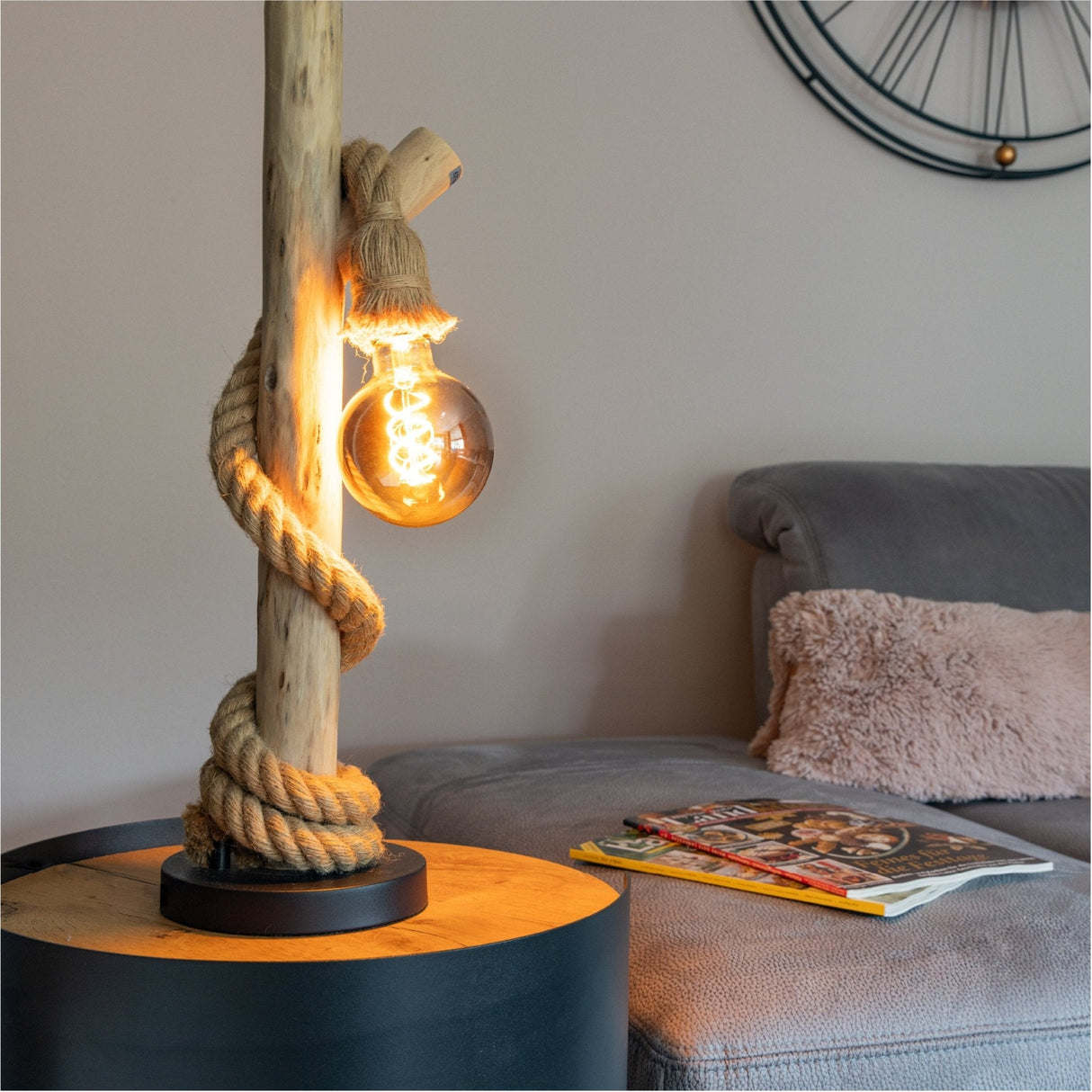 LED-Lampe Smokey E27 - Edison Vintage - Dimmbares Licht - Glühbirne G95