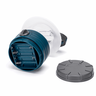 Lampe LED Aigostar pour le camping avec compartiment à piles et couvercle amovible