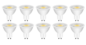 GU10 spot - LED 8W=60W - 680 Lumen - daylight white 6000K - 10 pieces