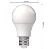 LED-Lampe E27 - 806 Lumen - Warmweiß 2700K - 8W ersetzt 60W - 3 Stück